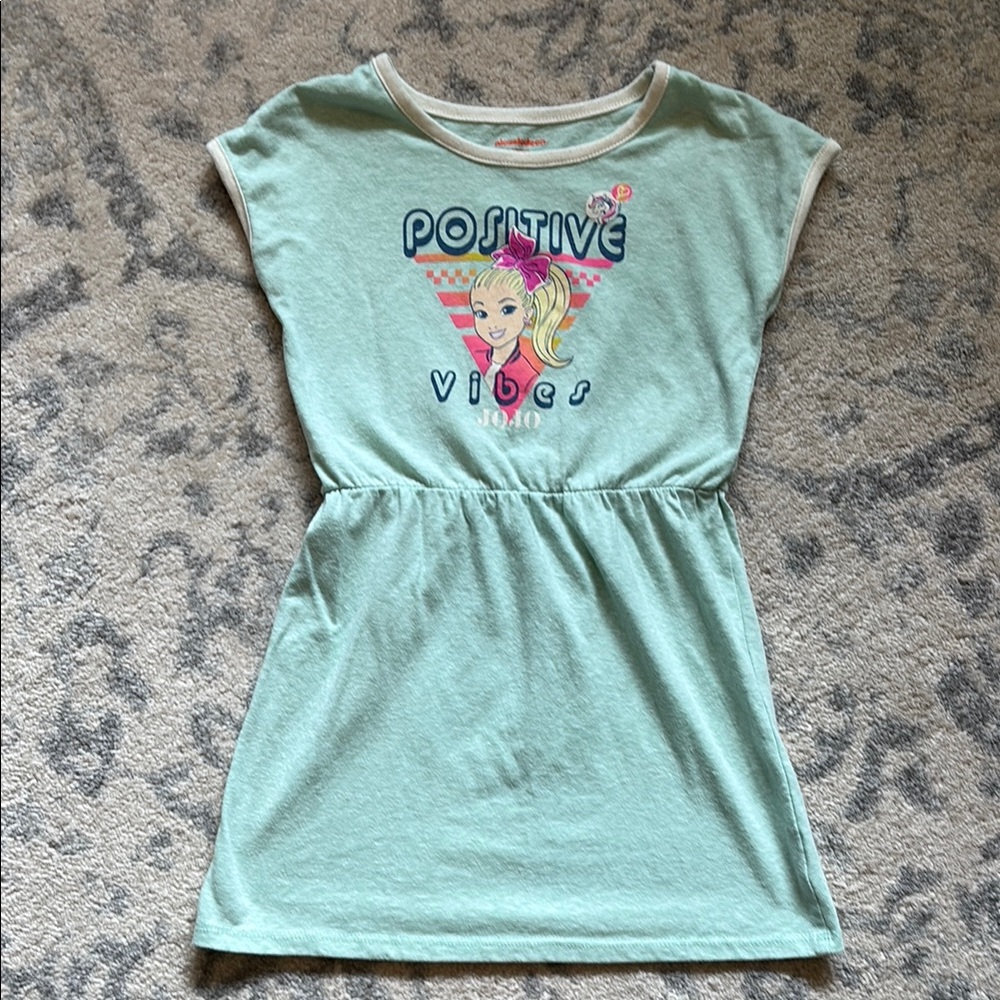 Girl’s Nickelodeon Light Green Dress